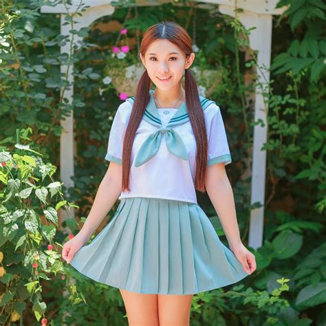 Junior High School Uniforms For Girls Comfortable Uniform Topskirt