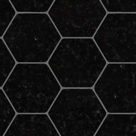 Hexagonal Black Marble Floor Tile Texture Seamless 1 21125