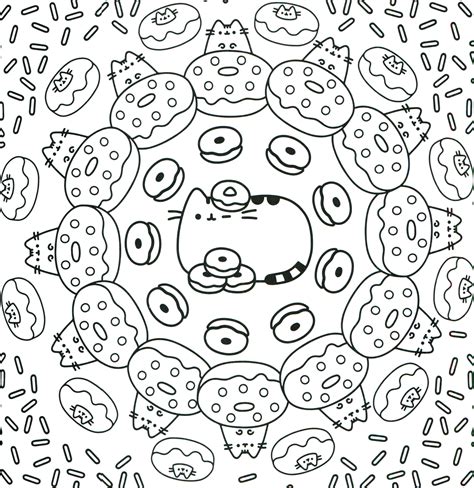 Pusheen Coloring Pages