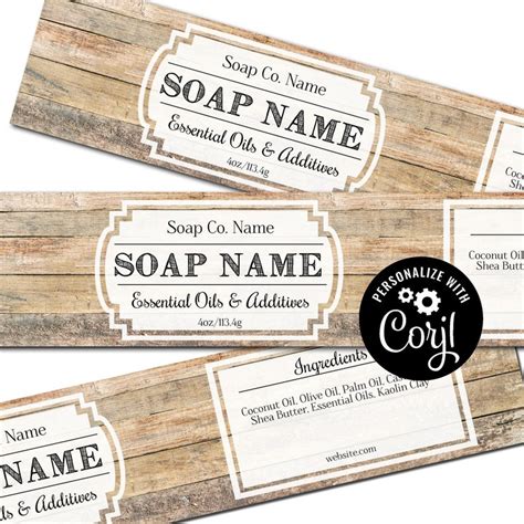 Free Printable Soap Labels Printable Templates
