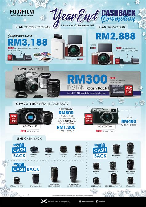 Extended warranty and free extra battery. Fujifilm Malaysia Year End Promotions (1st Nov - 31st Dec ...