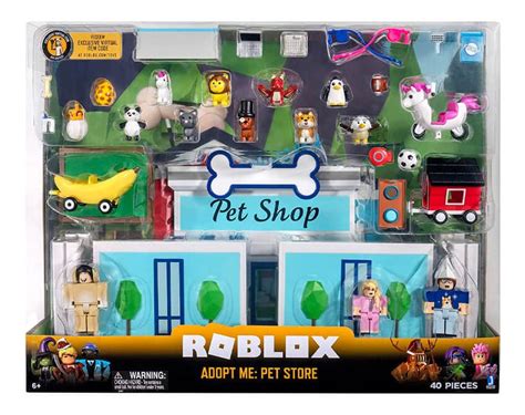 Bonecos Roblox Playset Pet Shop Adopt Me Com 40 Itens Sunny Mercado Livre