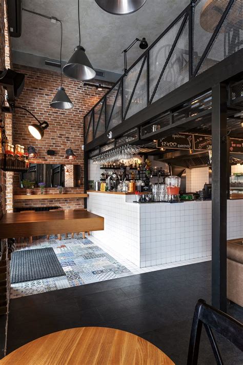 Vintage Industrial Bar And Restaurant Designs Industrial Cafe