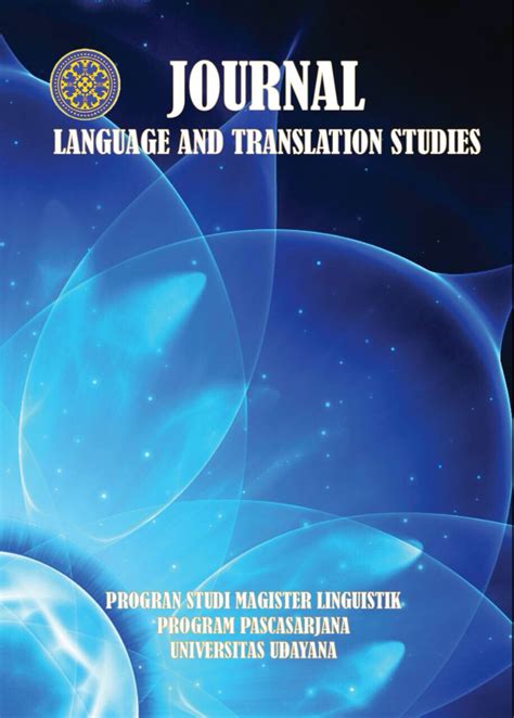 The specific requirements or preferences of your reviewing publisher, classroom teacher, institution or organization should be. JOURNAL OF LANGUAGE AND TRANSLATION STUDIES