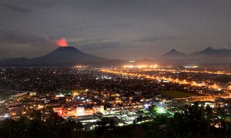 The nyamulagira volcano erupted around 7 p.m. Goma district - congo disirtcts, cogo safaris, cong tours