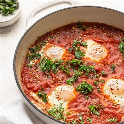 Shakshuka Eggs Poached In Tomato Sauce The Whole Cook