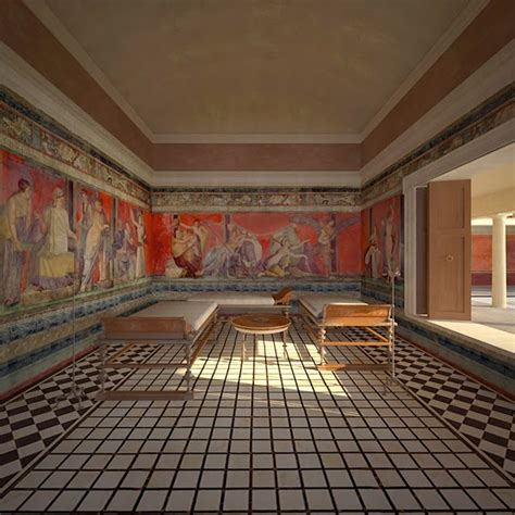 Bandb Eco Pompei Pompeii Villa Dei Misteri Ricostruzione 3d Del