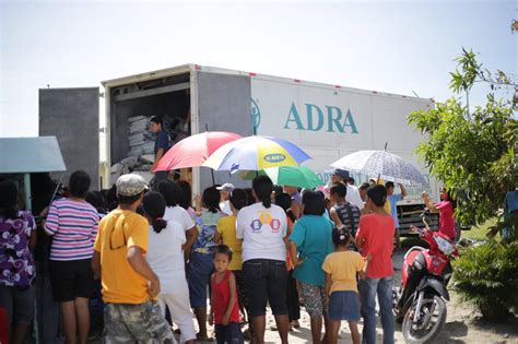 Adra Philippines First To Respond In Severely Damaged Towns After