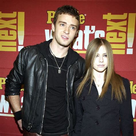 avril lavigne and justin timberlake were on hand for a november 2002 justin timberlake s