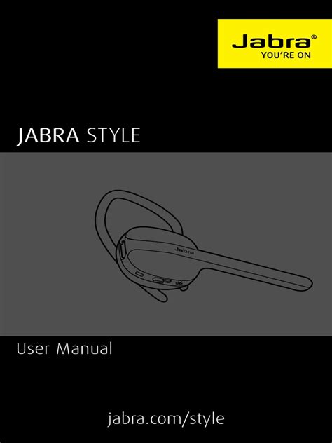 Has prospered in designing fashionable gear that not only keep you in style, but give you the proper protection to ride with comfort and peace of mind. Jabra Style Manual en, REV B | Bluetooth | Near Field Communication