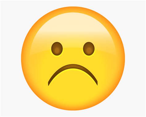 Sad Face Emoji Cartoon