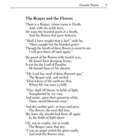 We did not find results for: Longfellow Poem, The Reaper and the Flowers ...