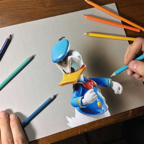 Drawing Donald Duck By Marcellobarenghi Deviantart Com On Deviantart Disney Art Drawings