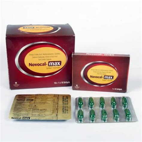 Novocal Max Capsule Packaging Type Box Captab Healthcare At Rs 1950