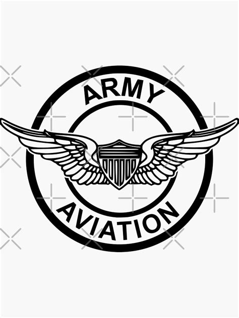 Army Aviation Wings Subdued Sticker For Sale By Strongvlad Redbubble