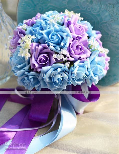 Blue And Purple Wedding