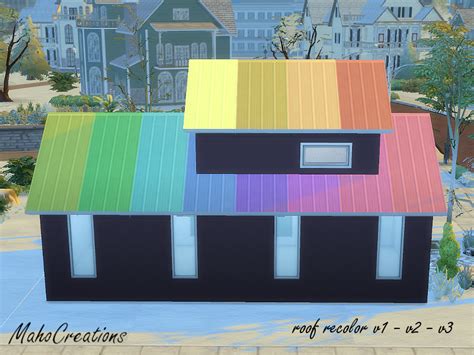 The Sims Resource Roof Recolor Set