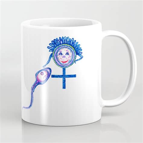 Male Sperm And Female Egg T Shirt Mug Coffee Mug By Klyona Society6