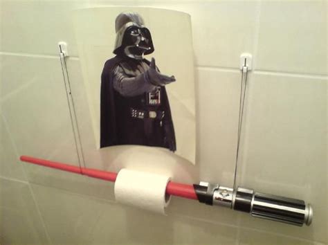 Lightsaber Toilet Paper Holder Star Wars Room Star Wars Decor Man