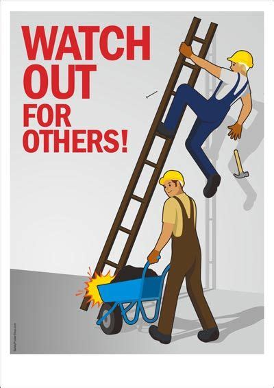 Safety Poster Watch Out For Others Safety Poster Shop Health And