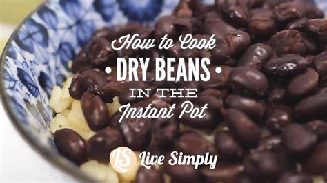 how to cook dry beans in the instant pot youtube