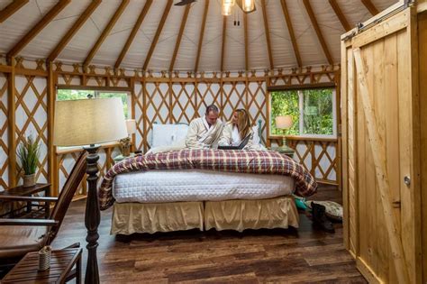 One Of The New Yurts At The Inn And Spa At Cedar Falls Contributed Photo