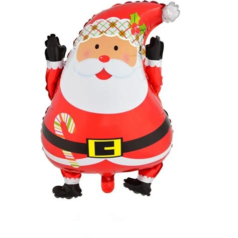 Christmas Santa Claus Foil Balloons Kids Inflatable Classic Toys