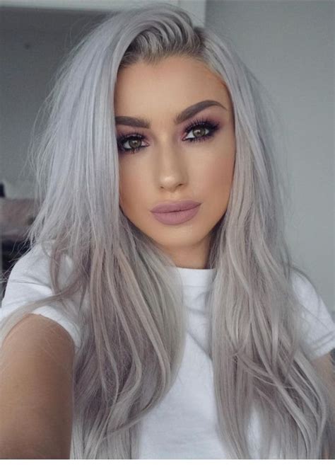 If you want your hair to look like fire, then this stunning color is what you want. Grey Hair Color Ideas to Try - Miladies.net