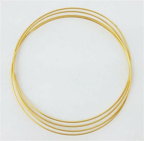 24k Solid Yellow Gold Wire 14 Hard Round 20 22 24 26 28 Gauge Etsy