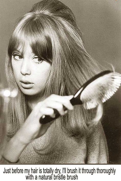 Haircuts are a type of hairstyles where the hair has been cut shorter than before. 1960's Hairstyles for Long Hair - Pattie Boyd. | Glamour Daze