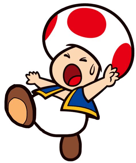 Super Mario Toad Screaming 2d By Alexiscurry On Deviantart