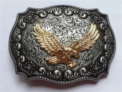 Eagle Belt Buckle With Pewter Finish Jf By36 Suitable For 4cm Wideth