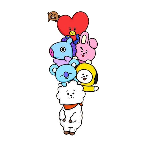 Bt21 Characters Png Free Logo Image