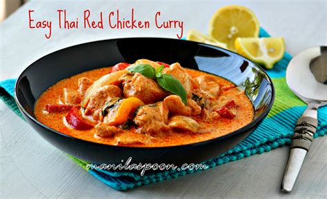 As recommended by others, i doubled the curry paste. Easy Thai Red Chicken Curry - Manila Spoon