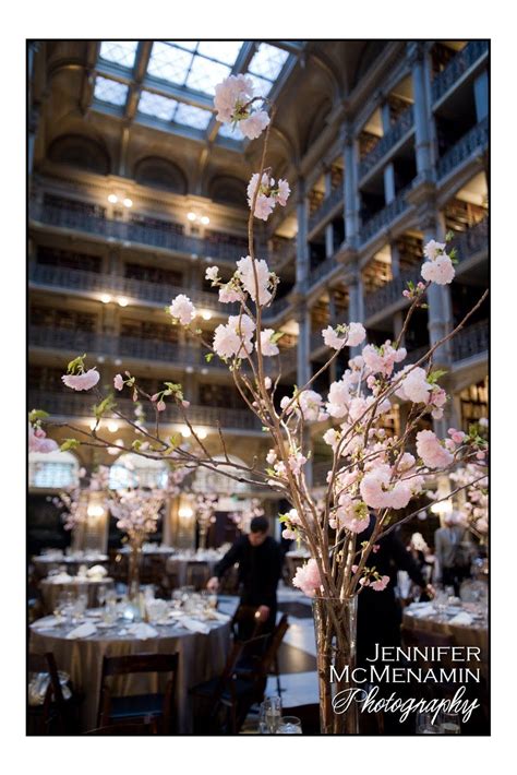 Cherry Blossom Weddings Cherry Blossom Wedding Wedding Centerpieces