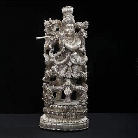 Lord Krishna Silver Statue At Rs 174000 God Statue In New Delhi Id