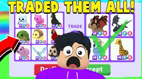 I Traded 9 Mega Neon Pets In Rich Adopt Me Servers Best Trades