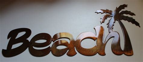 Nothing brings vibrancy and color to a room like the addition of some wonderful wall art. Beach Metal Wall Art