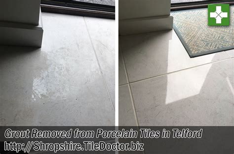 Epoxy Grout Haze Removed From New Porcelain Floor In Telford New Build