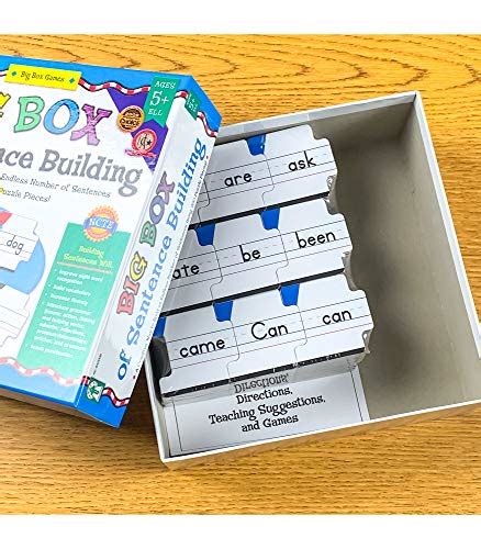 Key Education Big Box Of Sentence Building—puzzle Game For Beginning Readers Sight Words Word