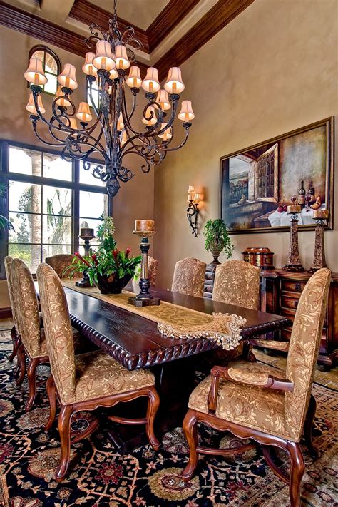 Kern And Co Luxe Interiors Design Tuscan Dining Rooms Tuscan