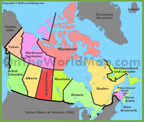 Large detailed map of canada with cities and towns. Printable Map Us Canada Time Zones | Printable US Maps