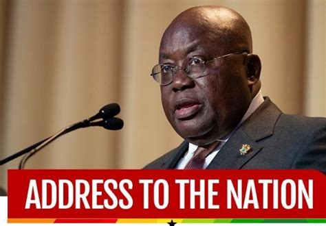 President joe biden delivered a hopeful message to america in his first address before a joint session of congress as he touted his recovery plans and even more ambitious proposals. Update 7: President Akufo-Addo to address nation at 8pm ...