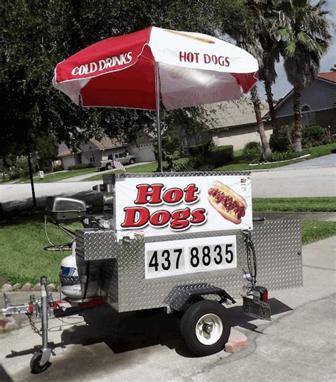 Jacksonville Floridas Best Hot Dog Sausage Mobile Cart This