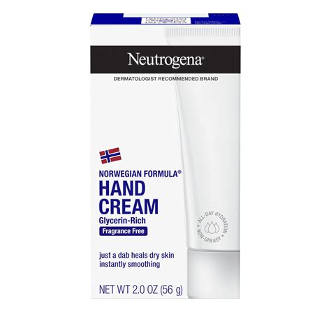 Neutrogena Norwegian Formula Hand Cream Fragrance Free 2 Oz