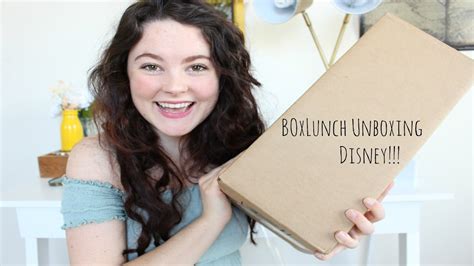 box lunch unboxing disney youtube