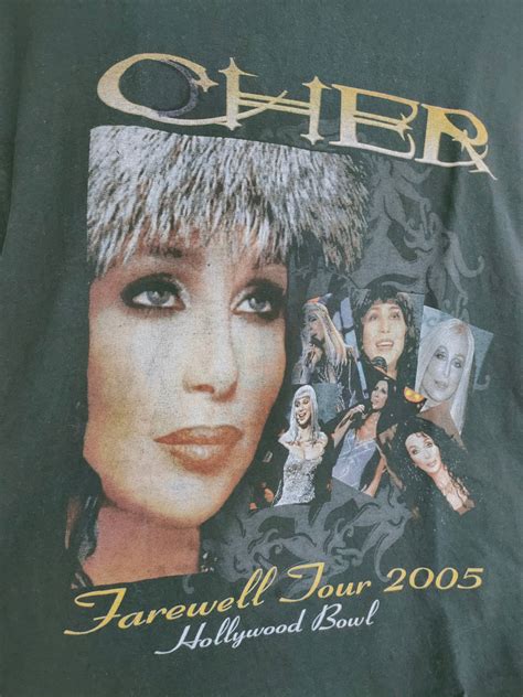 Vintage Rare Cher Farewell Tour Tee Grailed