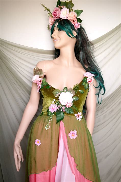 Adult Fairy Costume Fairy Dress Fairy Cosplay Woodland Etsy Uk