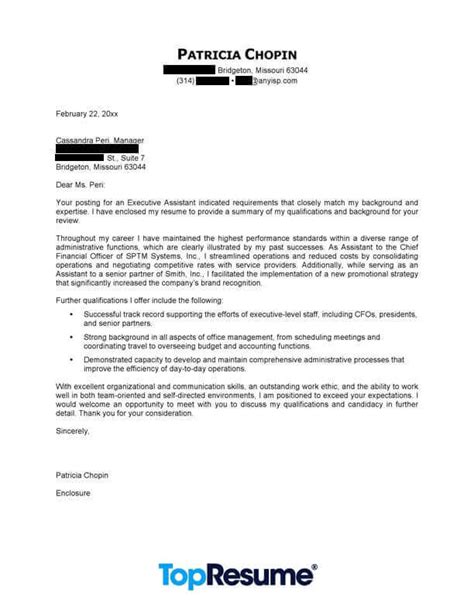 Administrative Assistant Sample Cover Letter Collection