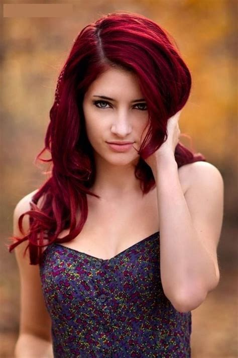 Best Red Hair Style Ideas For Beautiful Women Dark Red Hair Color